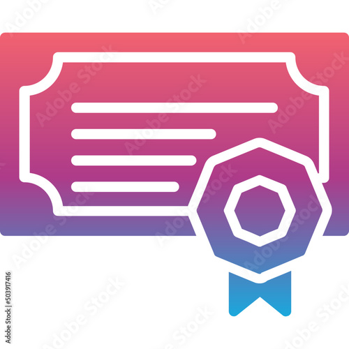 Certificate Icon 