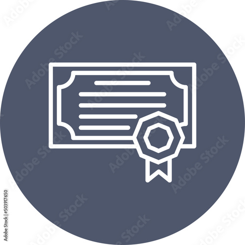 Certificate Icon 