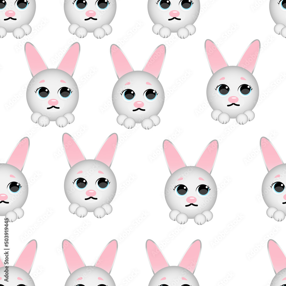 cute cartoon rabbit vector illustration cute cartoon rabbit vector illustration
