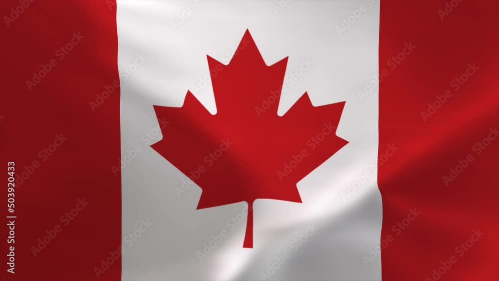 Canada Waving Flag 4K Moving Wallpaper Background Canada Waving Flag 4K Moving Wallpaper Background
