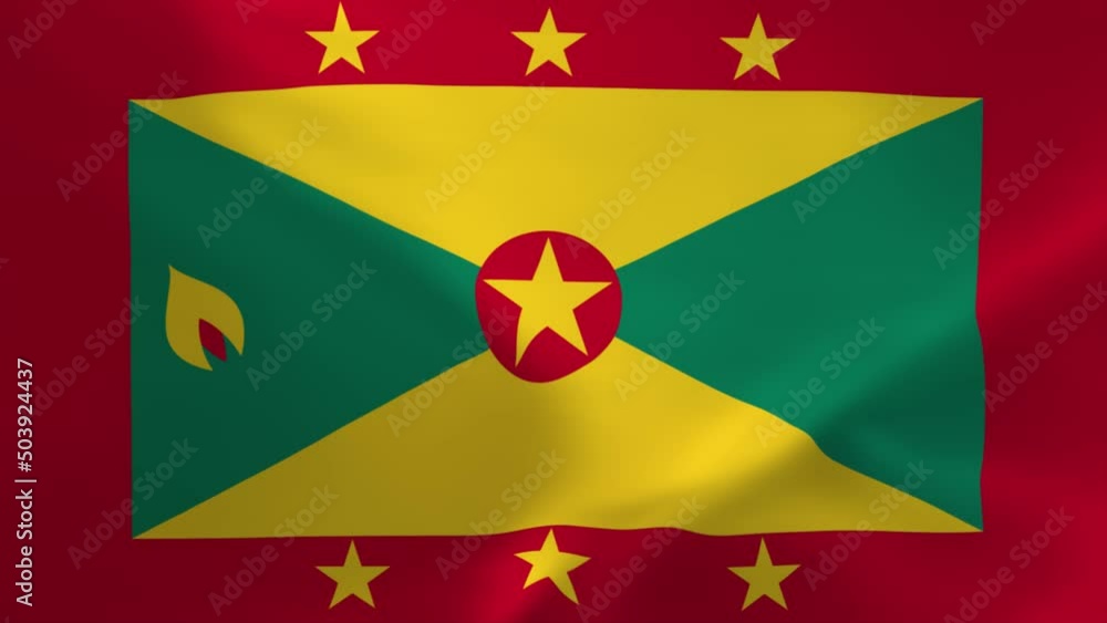 Grenada Waving Flag Animation 4K Moving Wallpaper Background Grenada Waving Flag Animation 4K Moving Wallpaper Background