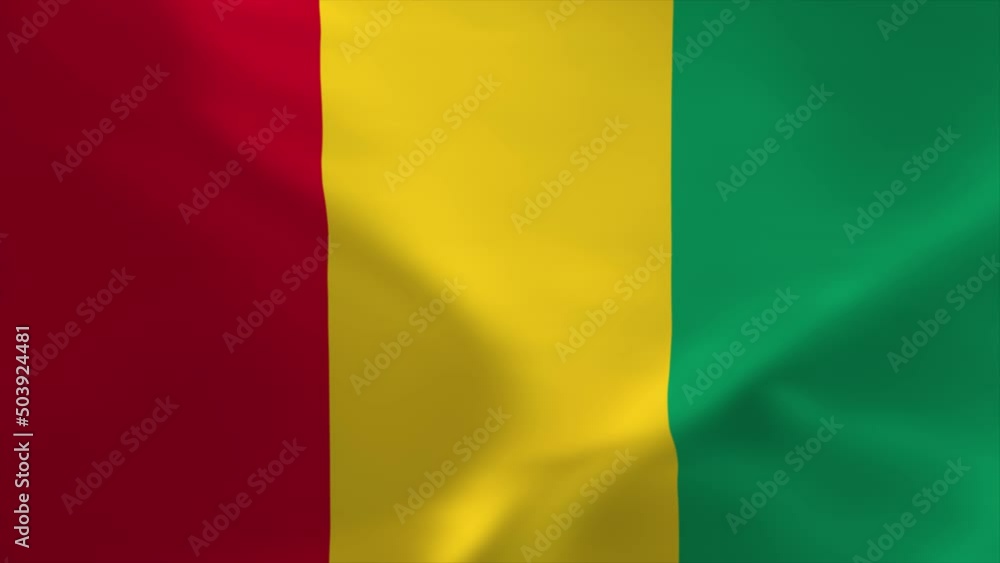 Guinea Waving Flag Animation 4K Moving Wallpaper Background Guinea Waving Flag Animation 4K Moving Wallpaper Background