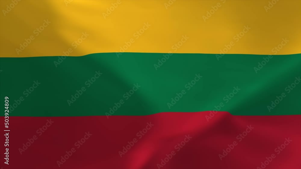 Lithuanian Waving Flag 4K Moving Wallpaper Background Lithuanian Waving Flag 4K Moving Wallpaper Background