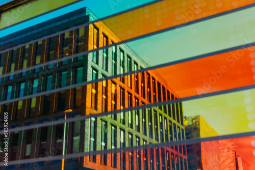 Canvas Print Dublin architecture, Ireland