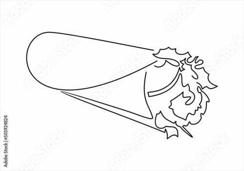 Vector burrito icon template. Street fast food symbol illustration. Traditional food logo concept: kebab, sandwich, shawarma, fajita, durum. Creative design