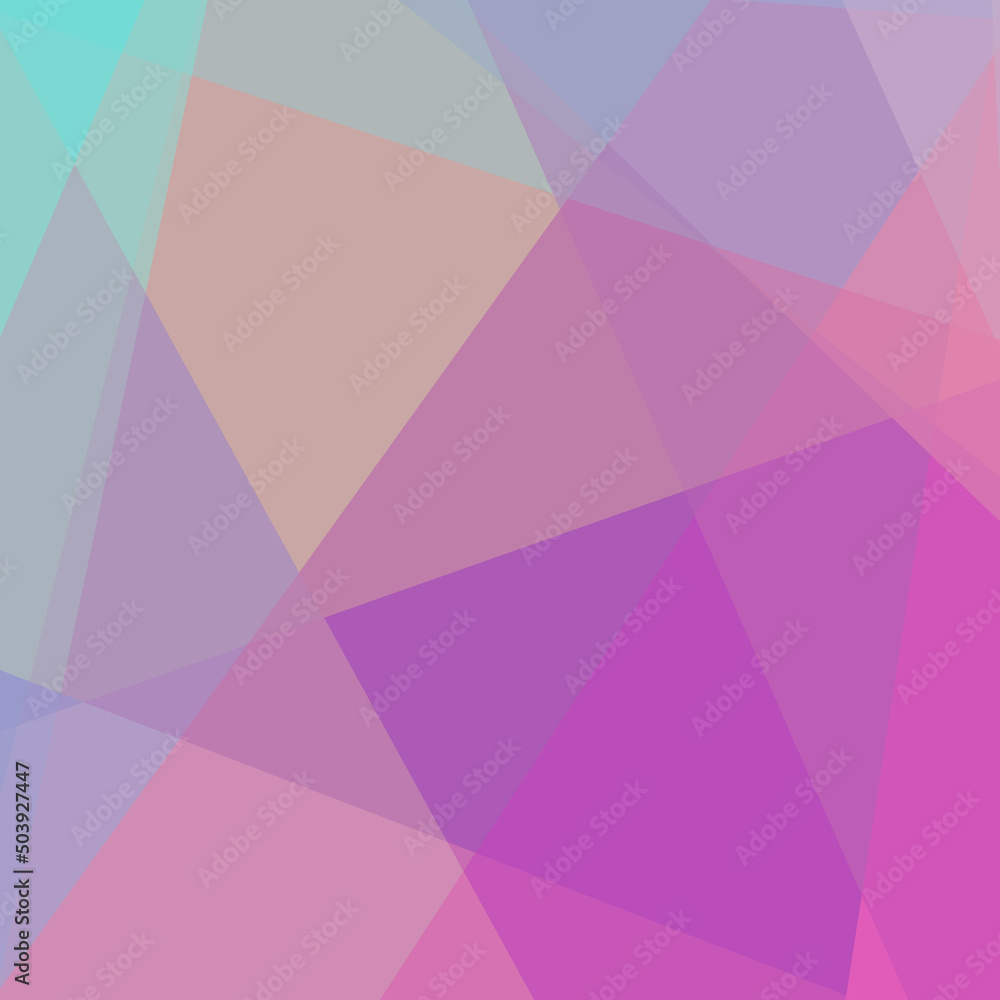 Fototapeta premium Abstract computational color Polygones background illustration