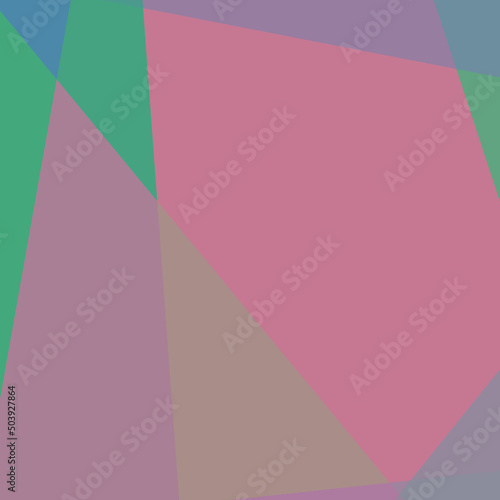 Abstract computational color Polygones background illustration