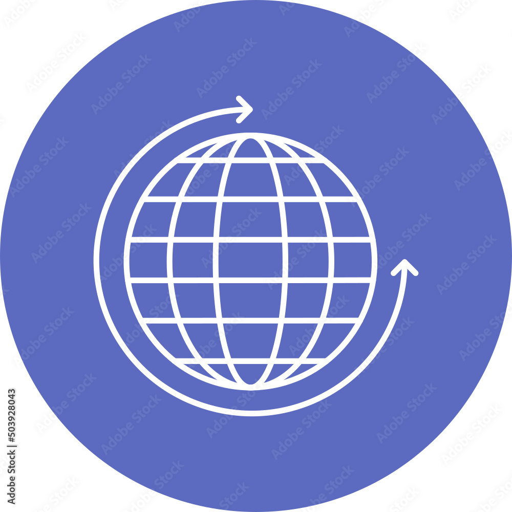 Around the World Icon Design Around the World Icon Design