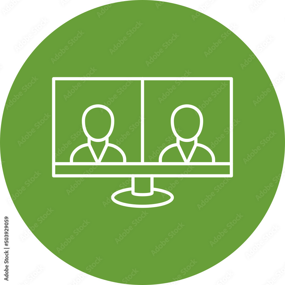 Online Meeting Icon Design Online Meeting Icon Design