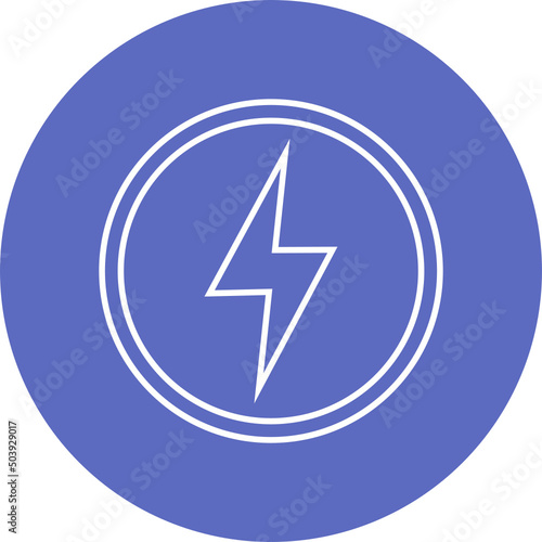 Free Download Lightning Button Icon Design - GFXLoad
