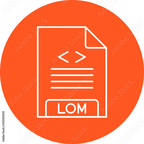 LOM File Format Icon Design