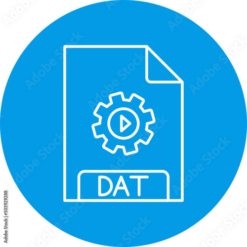 DAT File Format Icon Design