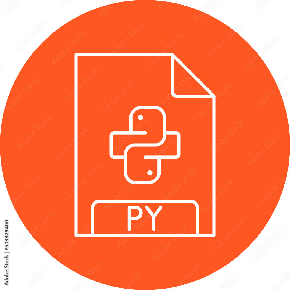 PY File Format Icon Design PY File Format Icon Design