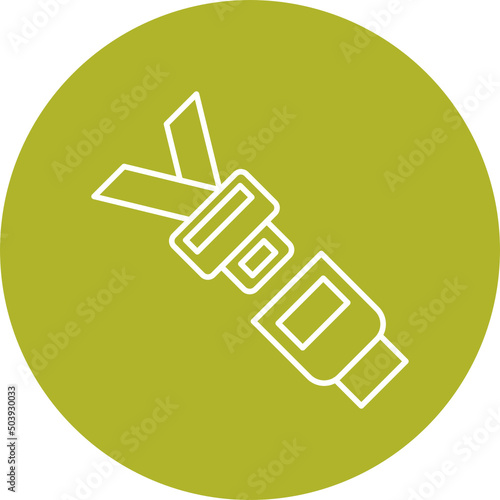 seat belt Icon Design