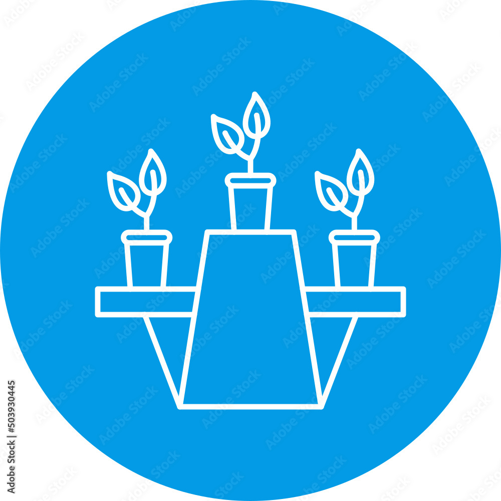 Plant Shelves Icon Design Plant Shelves Icon Design
