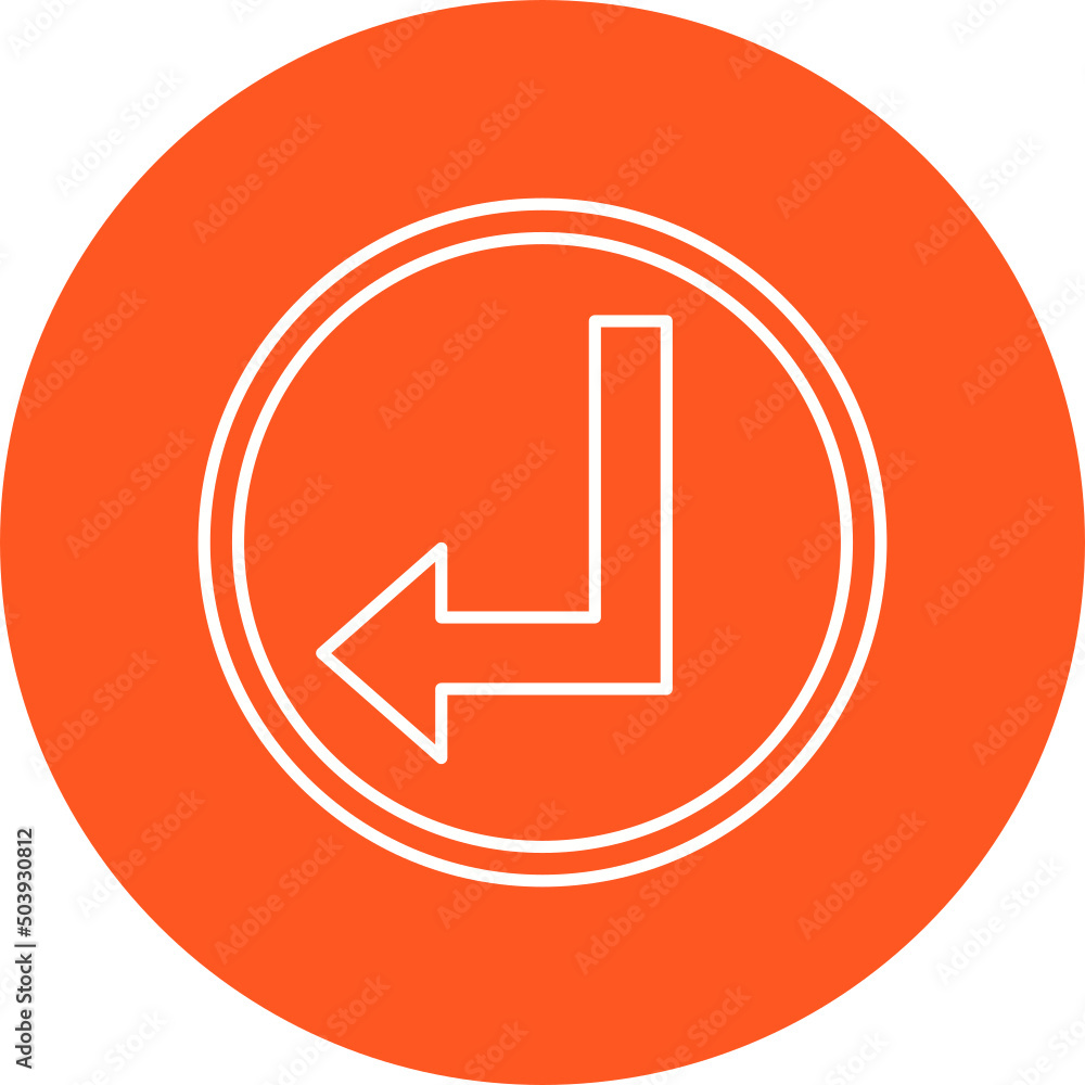 Down Left Icon Design Down Left Icon Design