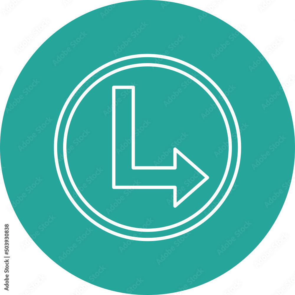 Down Right Icon Design Down Right Icon Design