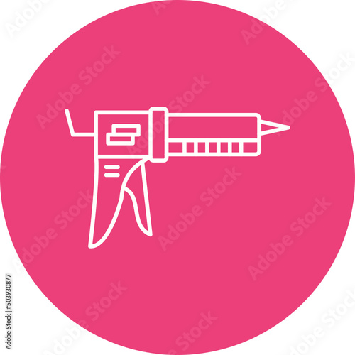 Caulk Gun Icon Design