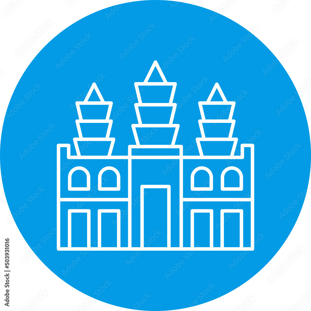 Angkor Wat Icon Design