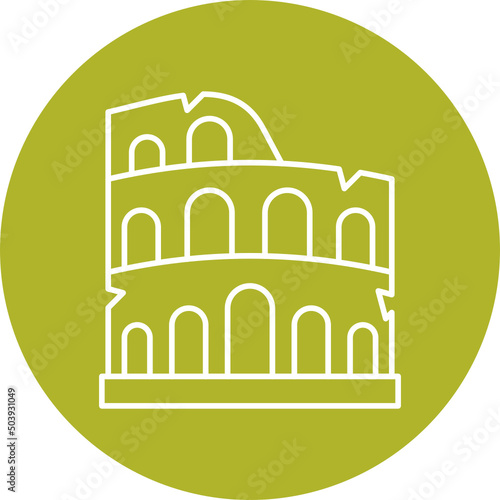 Colosseum Icon Design