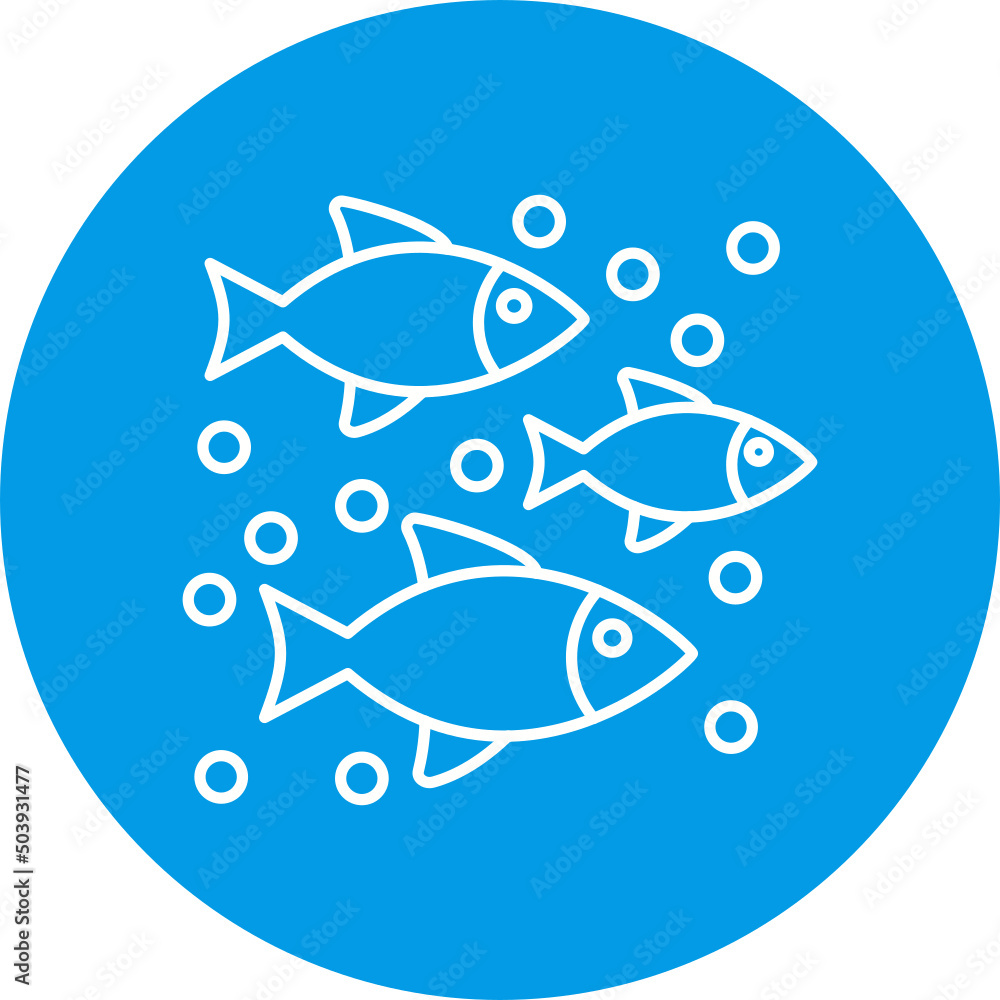 Obraz premium Fishes Icon Design