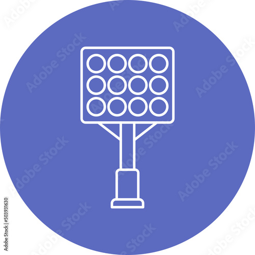 Stadium Lights Icon Design