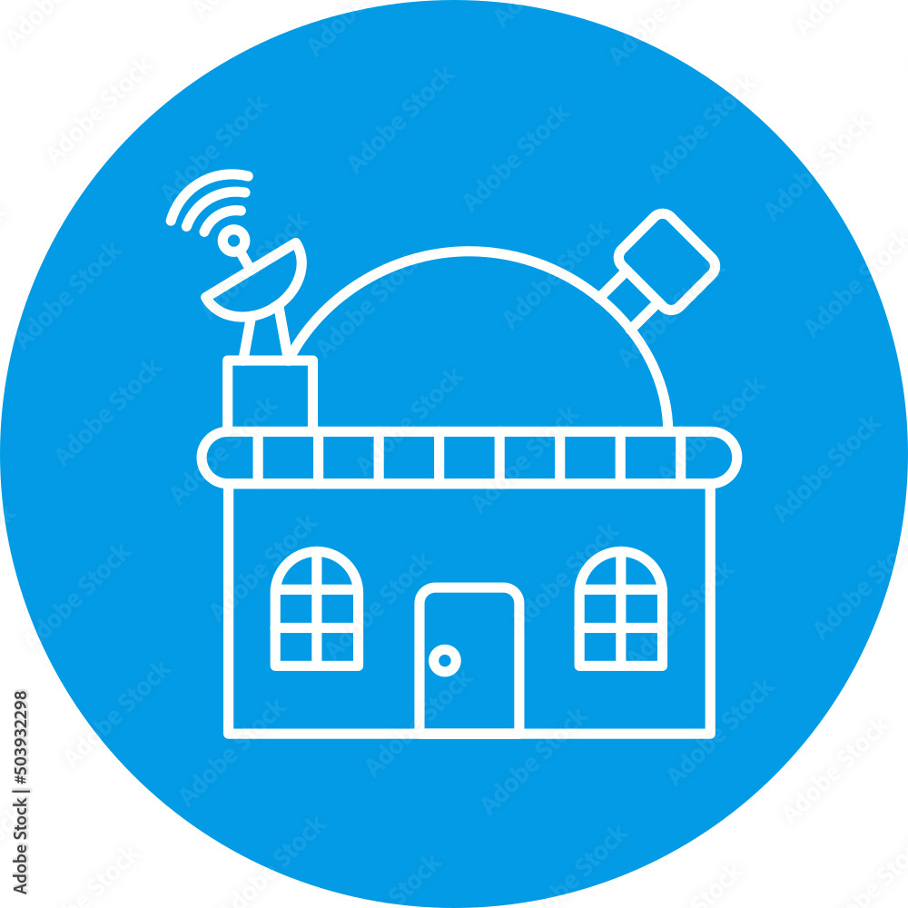 Obraz premium Observatory Icon Design