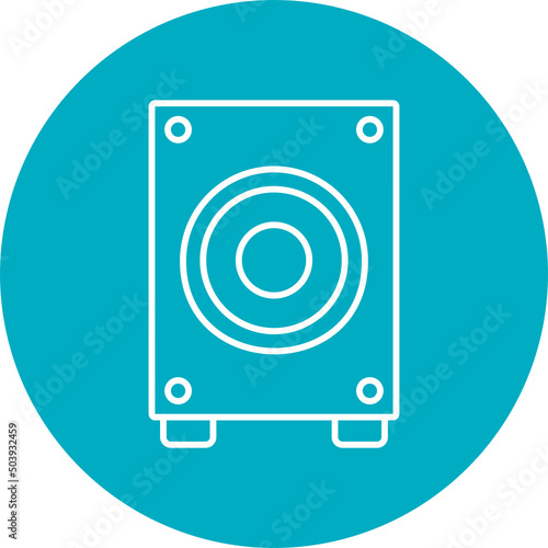 Subwoofer Icon Design