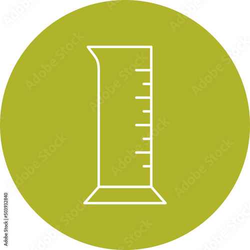 Graduated Cylinder Icon Design