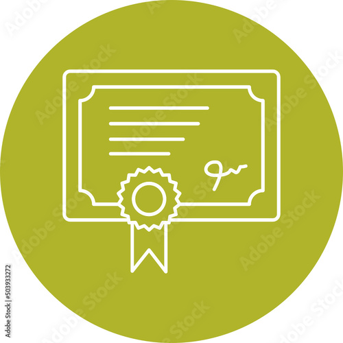 Certificate Icon Design