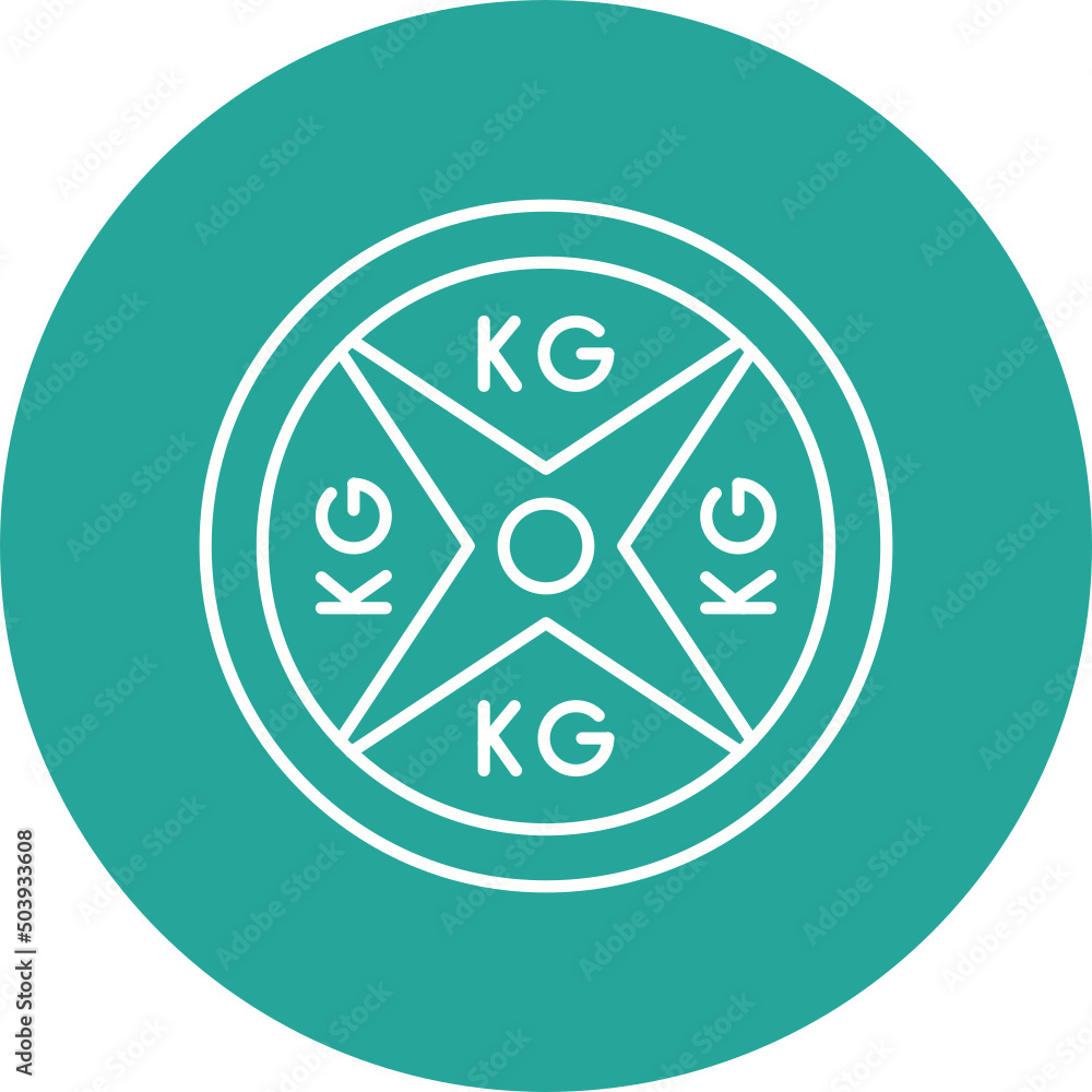 Weight Plates Icon Design Weight Plates Icon Design