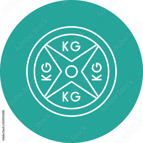 Weight Plates Icon Design
