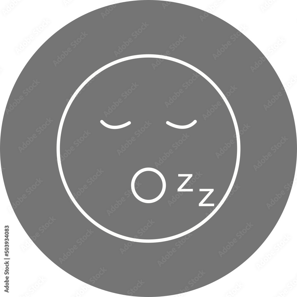 Sleeping Emoji Icon Design Sleeping Emoji Icon Design