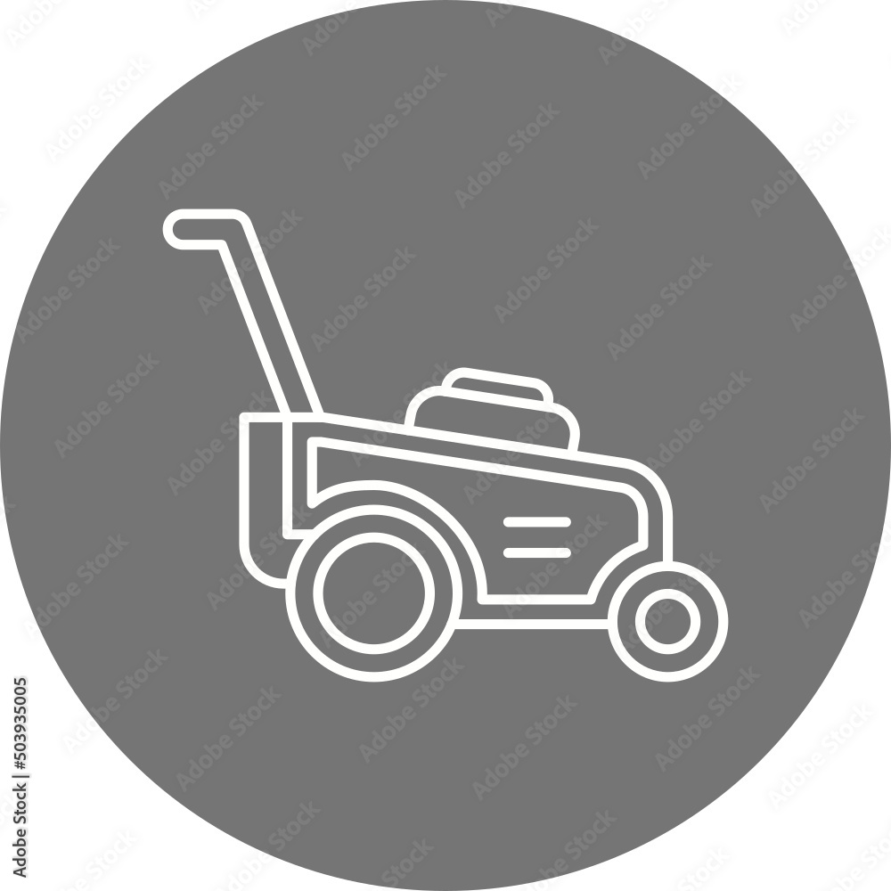 Grass Cutter Icon Design Grass Cutter Icon Design