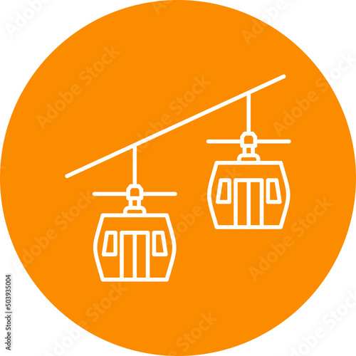 Cableway Icon Design