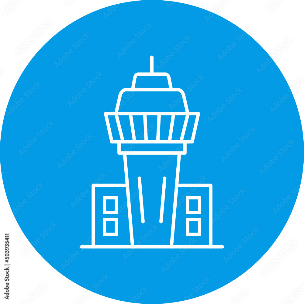 Control Tower Icon Design Control Tower Icon Design