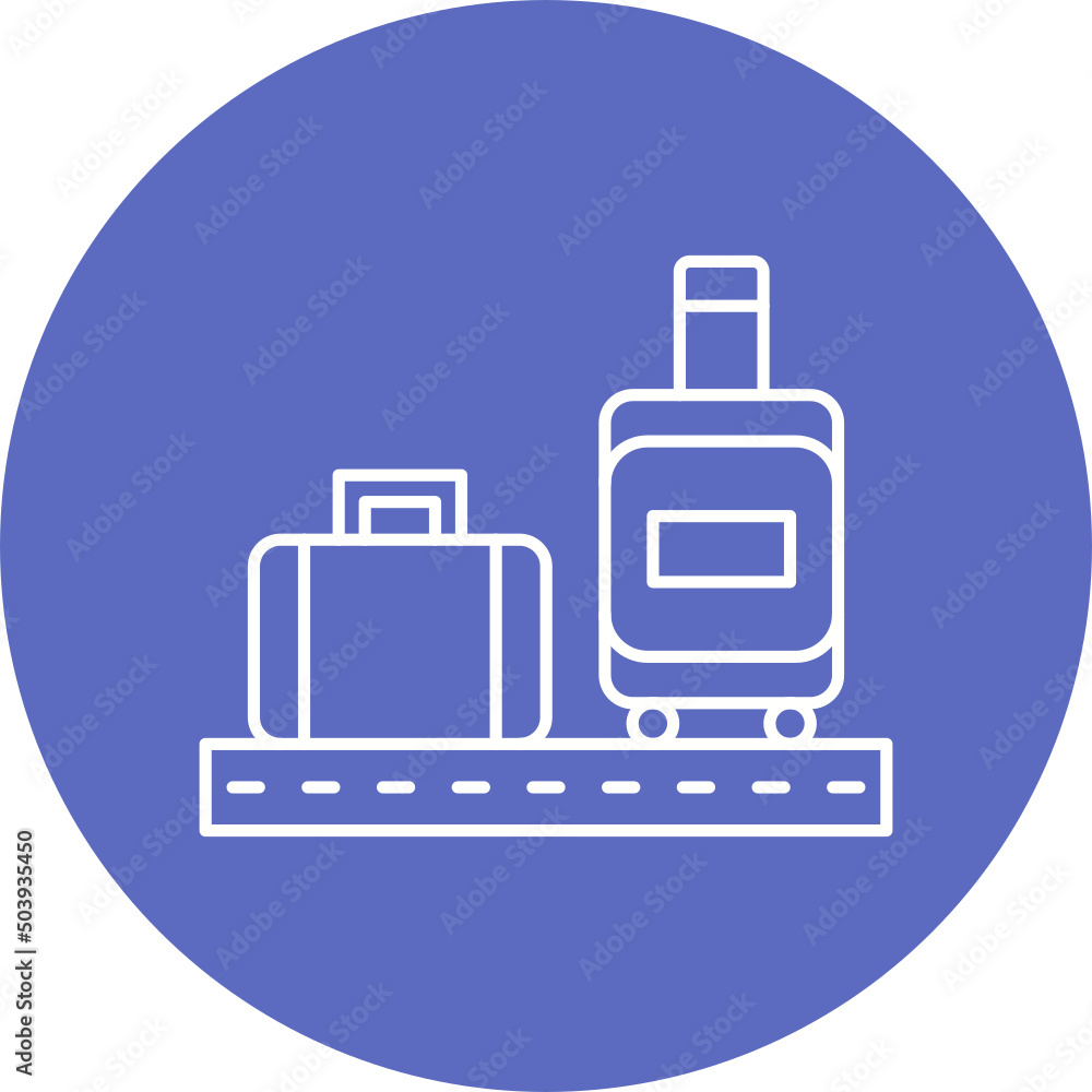 Luggage Check Icon Design Luggage Check Icon Design