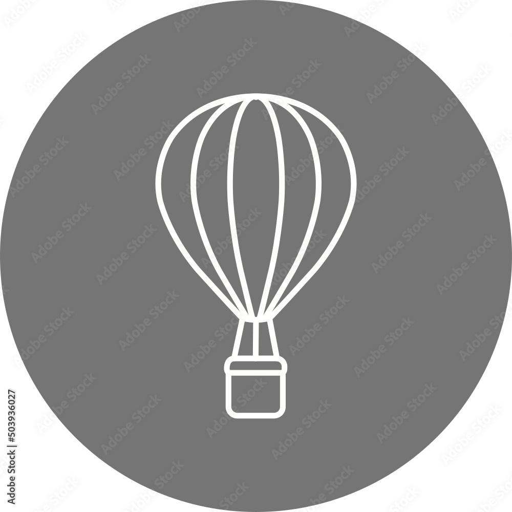 Air Balloon Icon Design