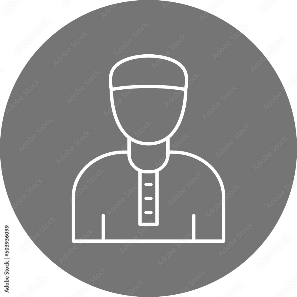 Muslim Male Icon Design Muslim Male Icon Design