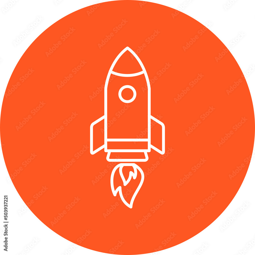 Rocketship Icon Design