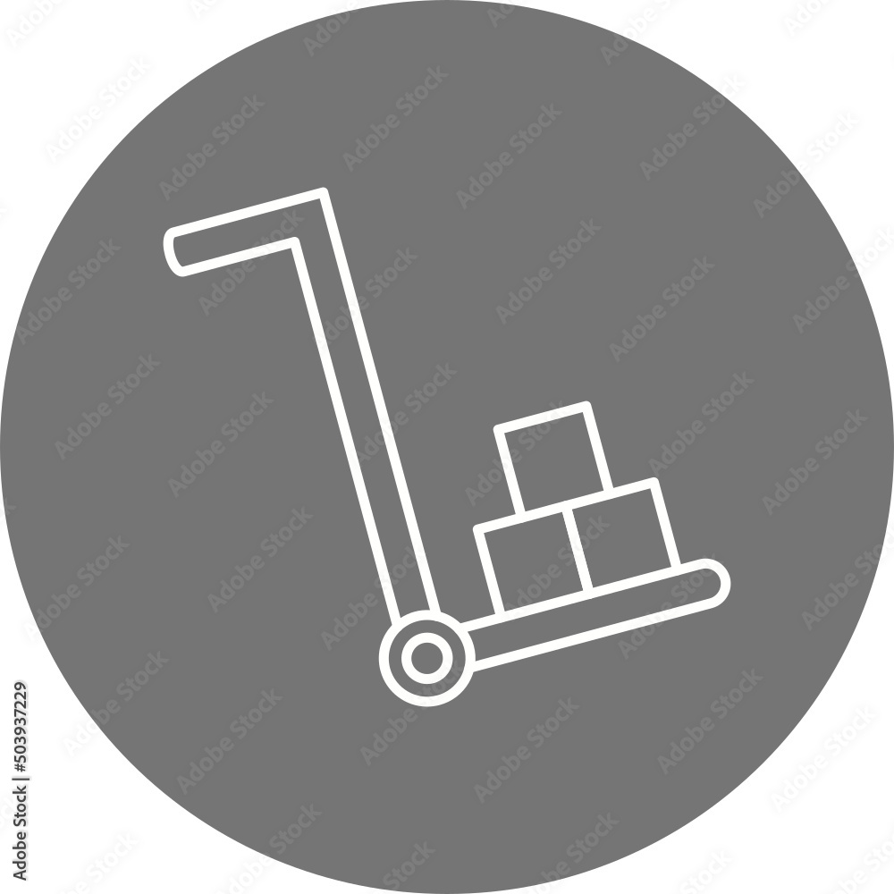 Trolley Icon Design Trolley Icon Design