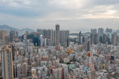 a city scape of kowloon west of Sham Shui Po 9 May 2022
