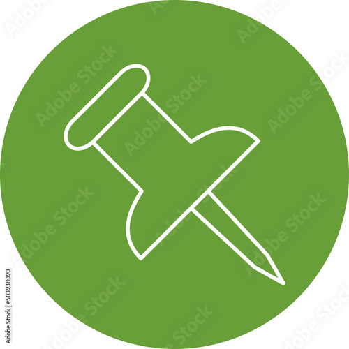 Push Pin Icon Design