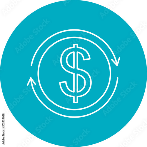 Money Flow Icon Design