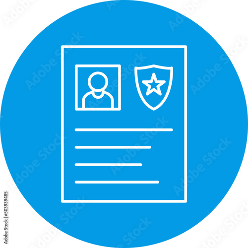 Criminal record Icon Design