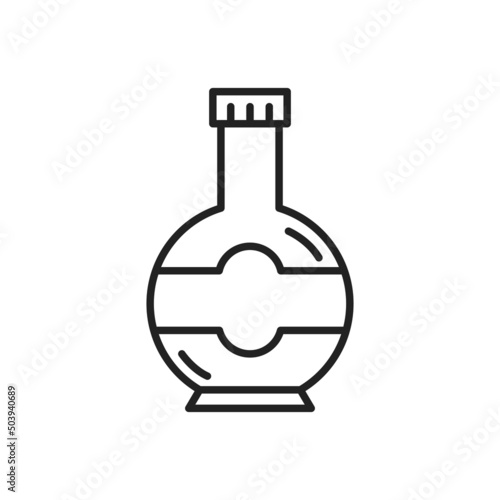 A bottle of chacha icon. High quality black vector illustration.