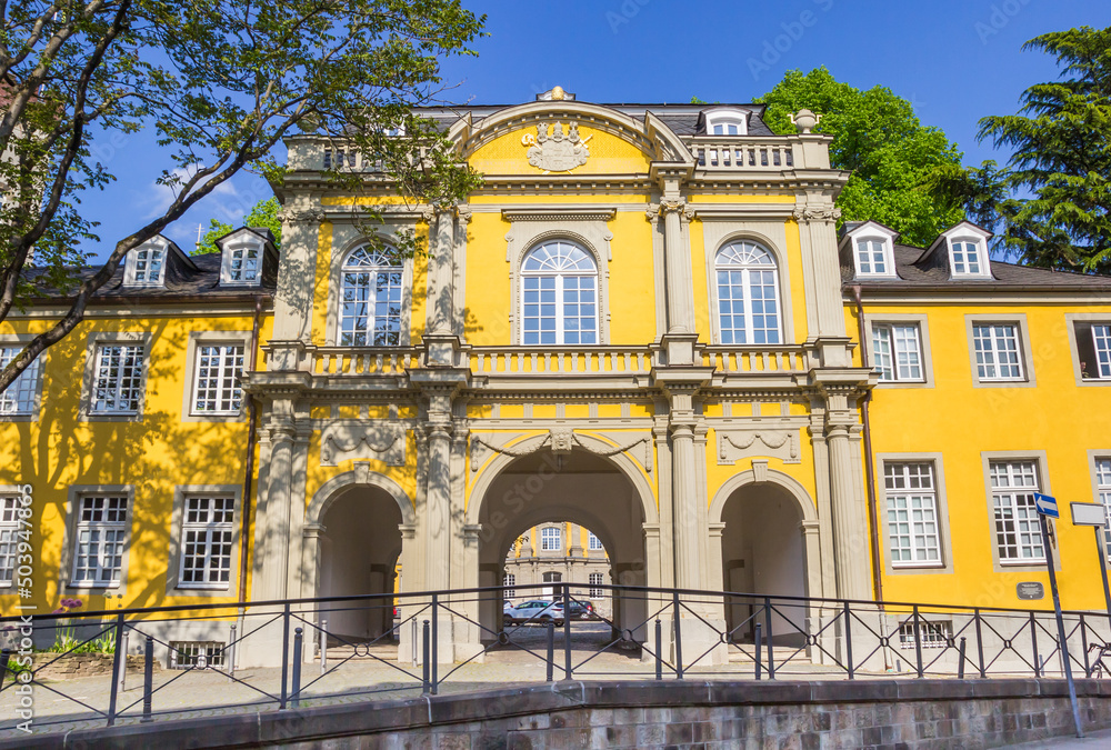 Naklejka premium Historic Folkwang University building in Essen-Werden, Germany