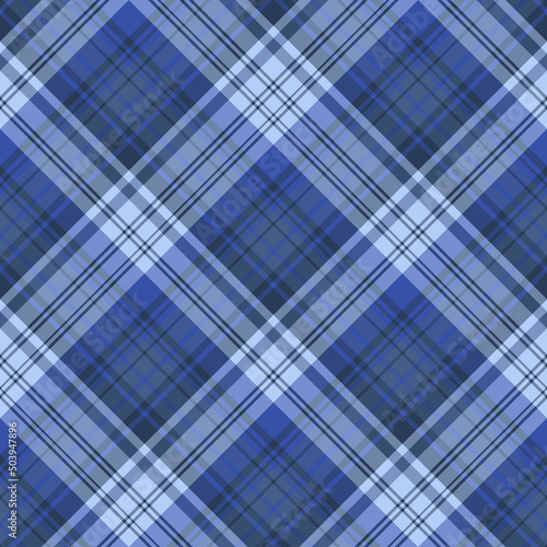 Seamless pattern in marvellous dark blue colors for plaid, fabric, textile, clothes, tablecloth and other things. Vector image. 2