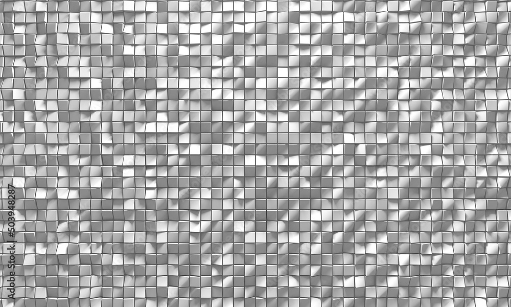 White cubes structure. Abstract futuristic background. White cubes structure. Abstract futuristic background.