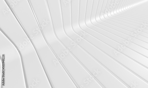 White abstract futuristic wavy background